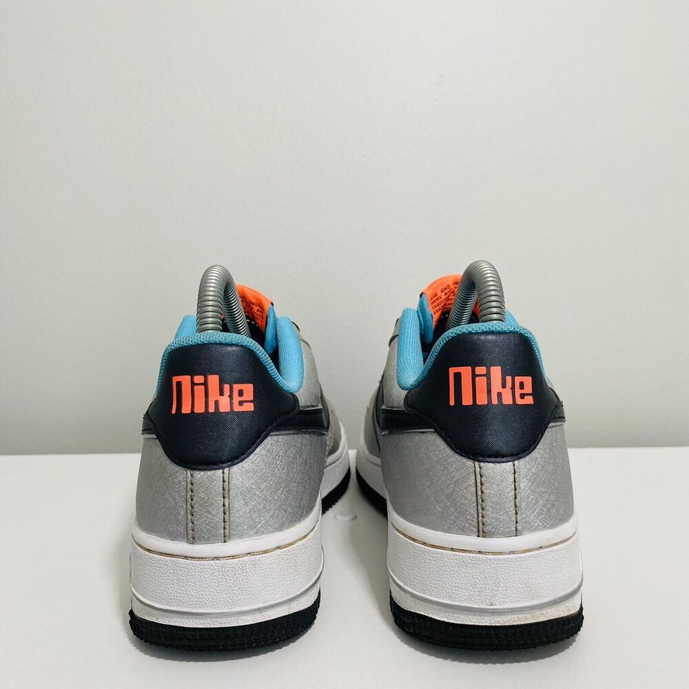 Nike Air Force 1 One Low Boys 6Y Shoes Silver Gray Space To Dream CW6011-001 - Picture 6 of 12